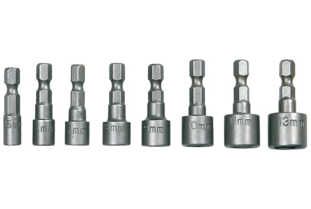 Topex 39D387 6-lapú dugókulcsfejű bitkészlet, 1/4" hatlap meghajtás, CrV acél, 8 részes termék fő termékképe