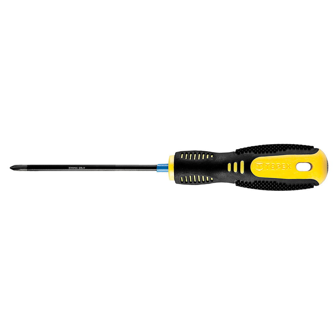 Topex 39D820 kereszt csavarhúzó, CrV acél, 165/75 mm, PH0 termék fő termékképe