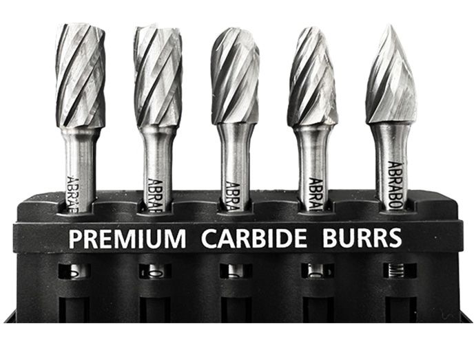 Abraboro D 10 mm keményfém turbómaró készlet, 5 db, műanyag dobozban, alu fogazással termék fő termékképe