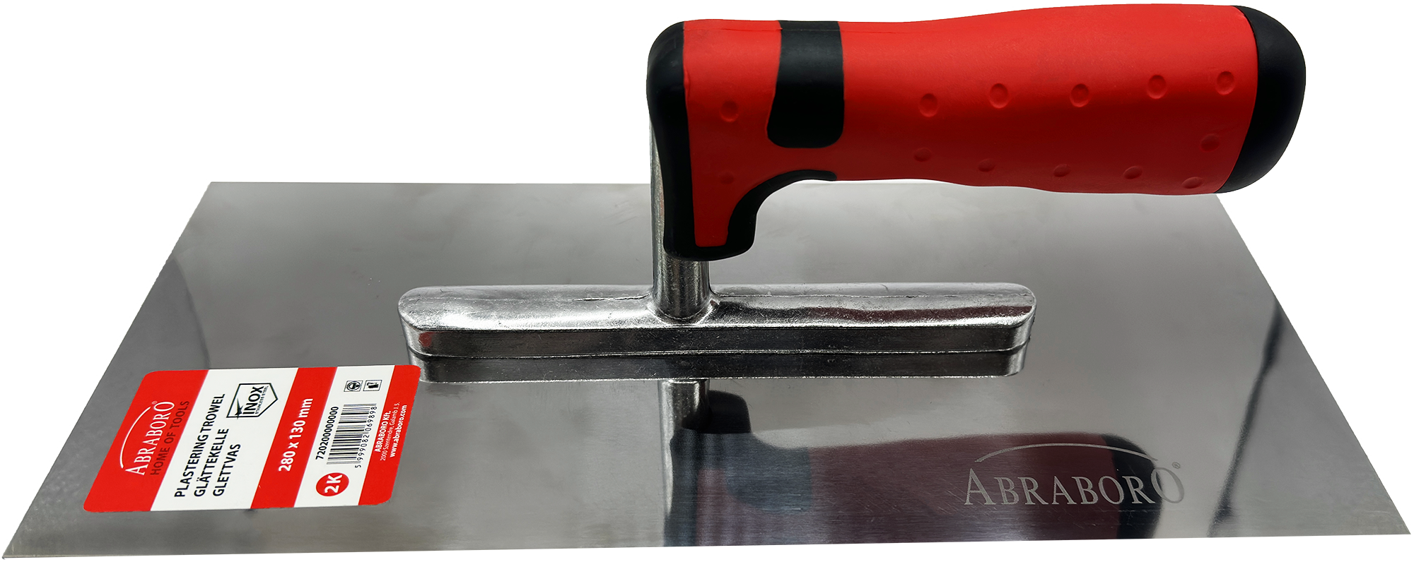 Abraboro INOX glettelő, 280 x 130 mm, 8 db/csomag termék fő termékképe