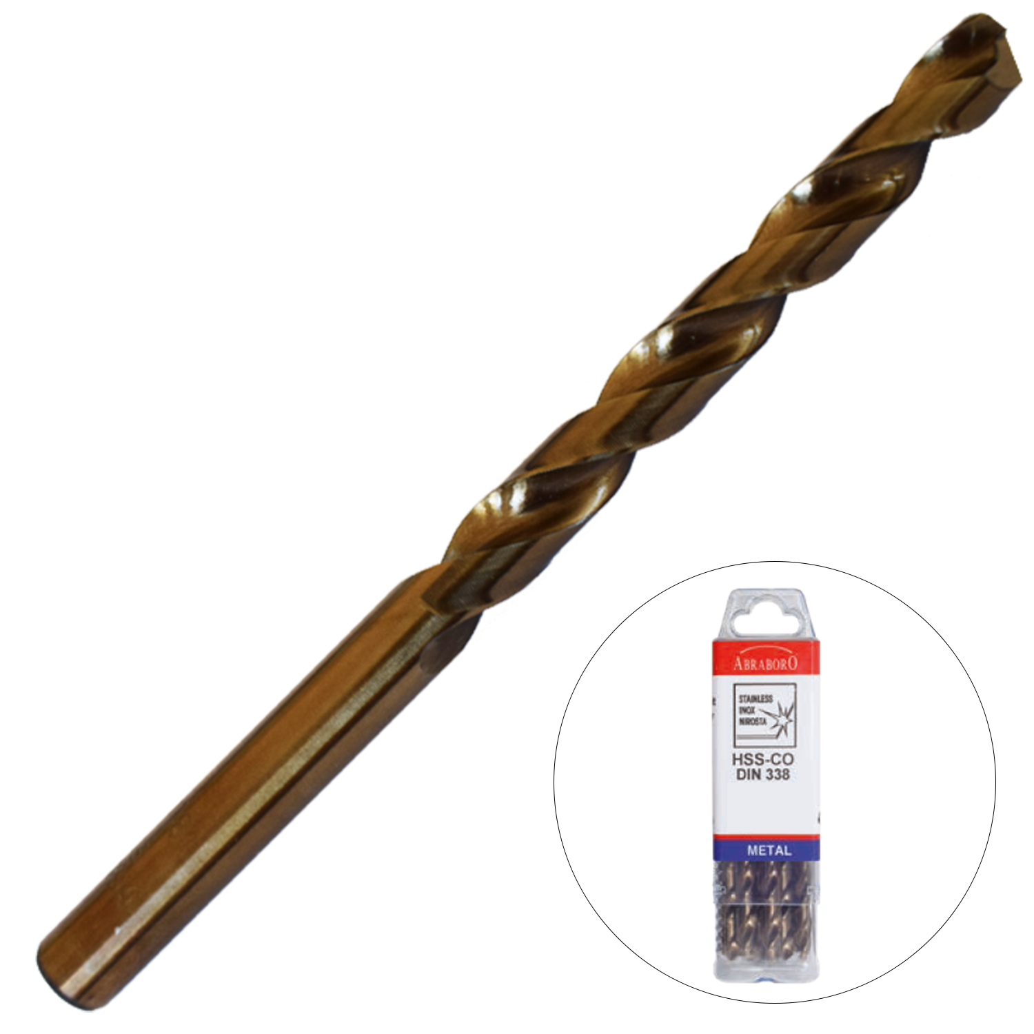 Abraboro 4.8 x 86 / 52 mm HSS-Co fémcsigafúró X-Pack, 10 db/csomag termék fő termékképe
