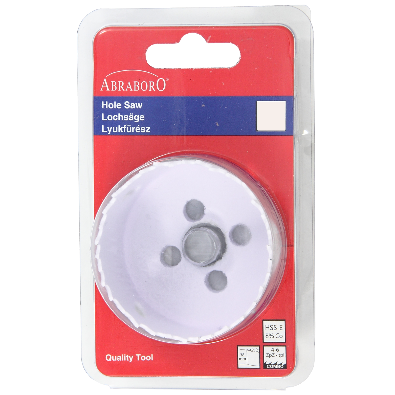 Abraboro 140 mm HSS-Co lyukfűrész termék fő termékképe