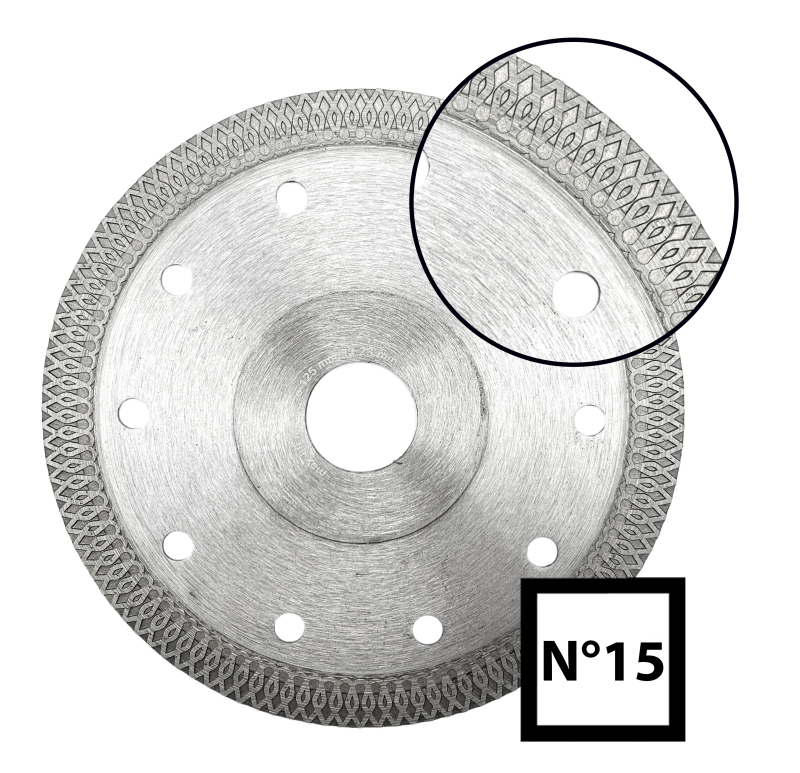 Abraboro 200 x 25.4 / 22.23 mm No.15 gyémánttárcsa termék fő termékképe