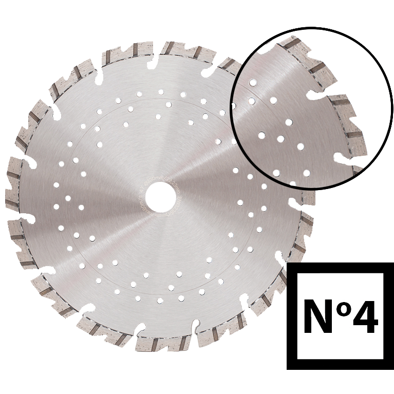 Abraboro 125 x 22.23 mm No.4 gyémánttárcsa termék fő termékképe