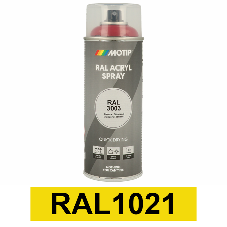Motip Ipari festék spray, RAL1021, 400 ml termék fő termékképe