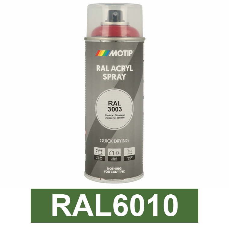 Motip Ipari festék spray, RAL6010, 400 ml termék fő termékképe