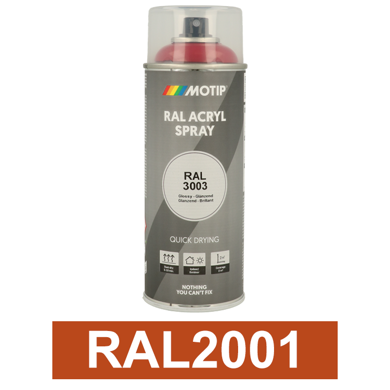 Motip Ipari festék spray, RAL2001, 400 ml termék fő termékképe